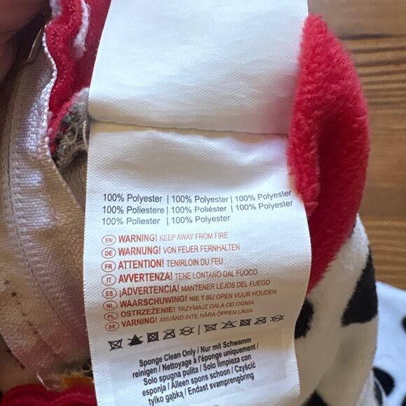 Disney 101 Dalmatians white black spotted dog red collar costume SIZE 12-18M - Picture 5 of 6